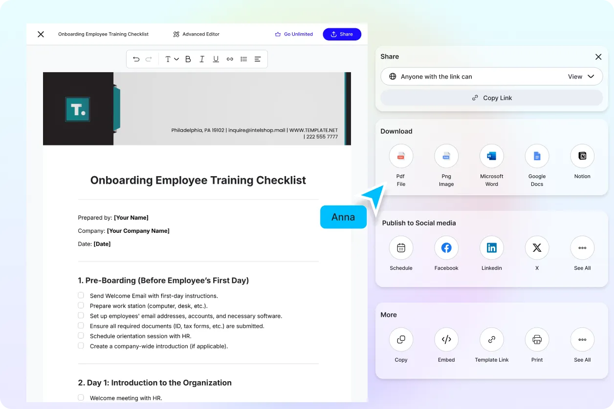 Free AI Onboarding Checklist Generator, Free Onboarding Checklist Maker Online